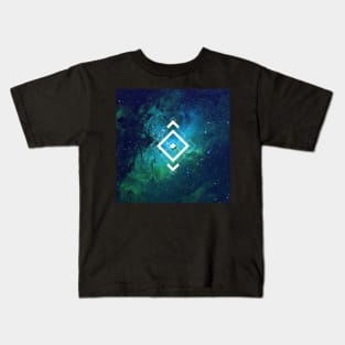 Nebula/geometry Kids T-Shirt